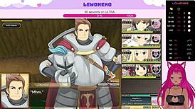 Watch LewdNeko get creampied in this hentai game?