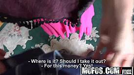 Young wife kiki cyrus fucks in bathroom for charity pickup