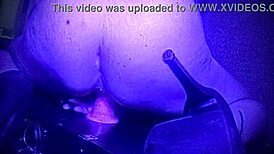 i'm mallory knots, doing a homemade solo dp with toys... feels amazing! 😍