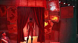 Check out this sexy brunette in pantyhose outdoors in Fallout 4