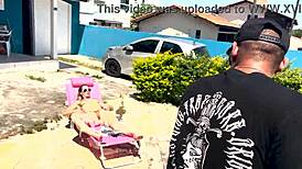 Wife Waits For Husband To Leave For Neighbor