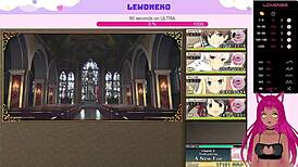 Watch LewdNeko get creampied in this hentai game?