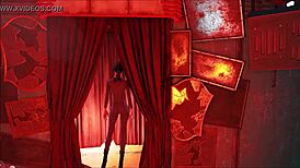 Check out this sexy brunette in pantyhose outdoors in Fallout 4