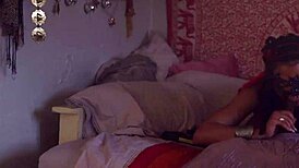 Angel And Demon Engage In Halloween Cosplay Sex With Monster Cock