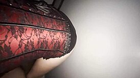 Kylee squirts and swallows at the glory hole