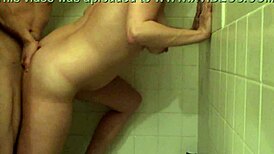 Couple Shares Intimate Shower Moment with Passion