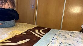 i was fucking the slut wife when the old cuckold came in.