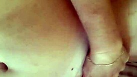 my wife gives a sloppy blowjob to an amateur guy