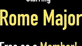 Gorgeous diva Billie Gene face fucks Rome Majors' thick dick