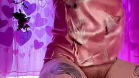 Teasing Striptease In High Heels And Nighties