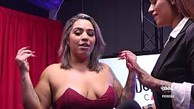 Victória Dias and Marsha Love in Wild Dommecast with Monster Cocks