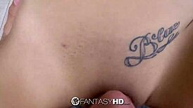 Michelle Martinez's passionate blowjob in the pool.