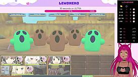 Watch LewdNeko get creampied in this hentai game?