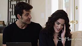 Seductive mature woman needs a nerdy computer whiz to help her fix her technical problems