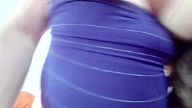 Wife begs for cum inside after my whore visit! 😈