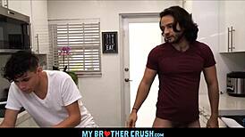 Latino Twink Blows And Fucks Stepbrother Dante Drackis