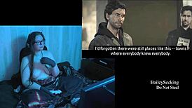 Naked Alan Wake Play Through Part 1 with Big Natural Tits!