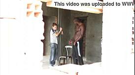 Dei went hard with black guy from Rio favela for intense anal.