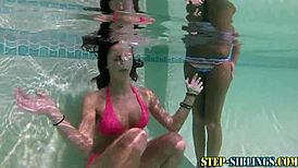 Come taste this, said the teen steplez while fingering in bikini outdoors. Young amateurs explore small tits in high definition!