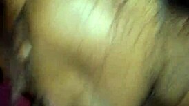 Intense blowjob where slut swallows every drop from mommy's pussy.