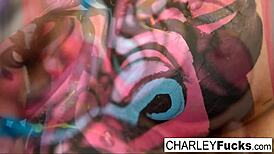 Charley teases nude masturbation!