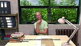 girlfriend's pussy drives wild in anime game story