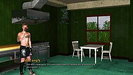 girlfriend's pussy drives wild in anime game story