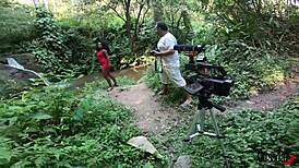 Bruna Black feels excited making videos in the stream.