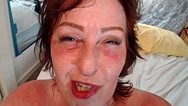 beautiful dawnskye gets sweaty fixing ac, then rewards repairman with pov action