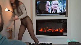 Extra Small 18+ Stepsister Gets Fucked Hard To Go For A Walk