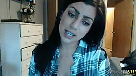 BRIANA LEE MEMBER SHOW OCTOBER 7TH 2015, SOLO MASTURBATION WITH NATURAL TITS ON WEBCAM