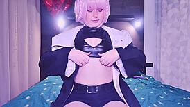 nazuna nanakusa in pov role play, talking dirty and showing her soles, wanna be your jerk buddy?