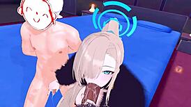 Asuna x Karin MMD Intense Hentai Action