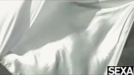 Two hot redheads dive into muff licking and nipple sucking for beach orgasm