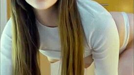 Stepsister's boyfriend wants to try, but I resist