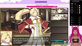 Vtuber Lewdneko Plays Evenicle Part 3 😈 Big Tits Moaning Creampie Game