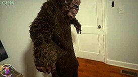 the legend of big foot where halloween whores get group blowjobs and doggystyle fucking