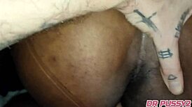 Does the viral African babe fuck her uncle shirtless before anyone arrives home?