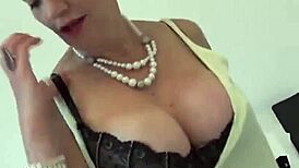 Unfaithful British Milf Lady Sonia Shows Off Her Massive Natural Melons