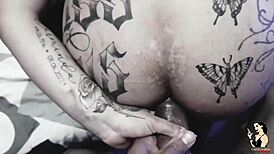 Paty angel presents anal with cum and lots of moaning