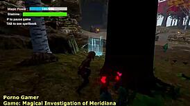 I begin the walkthrough of magical investigation of Meridiana 1