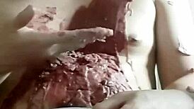 wow, that wax cock foreplay is so intense!