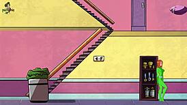 Hey, in Totally Spies, Paprika is summoning monsters in the trainer part 6.