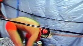 Wrestler Dragonfly Battles Adriana Milano?