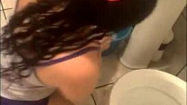 Diary Of A Tattooed BBW Latina Actress Washing The Bathroom During Quarantine