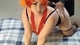 Misty Pokemon Cosplay Babe Wants Pokeballs in Her Mouth