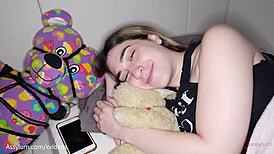 Lexi Grey, Chastity Slave, Craves Morning Piss and Rough Anal