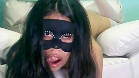 Friend tortures me with huge dildo 😩