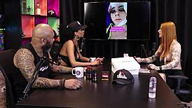 she crashed the car and got seriously injured, opening several parts of the face and created a music - redhead angry sheer