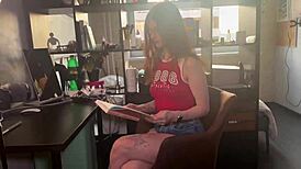 Wow, A Student Knows How To Fuck Her Stepfather!